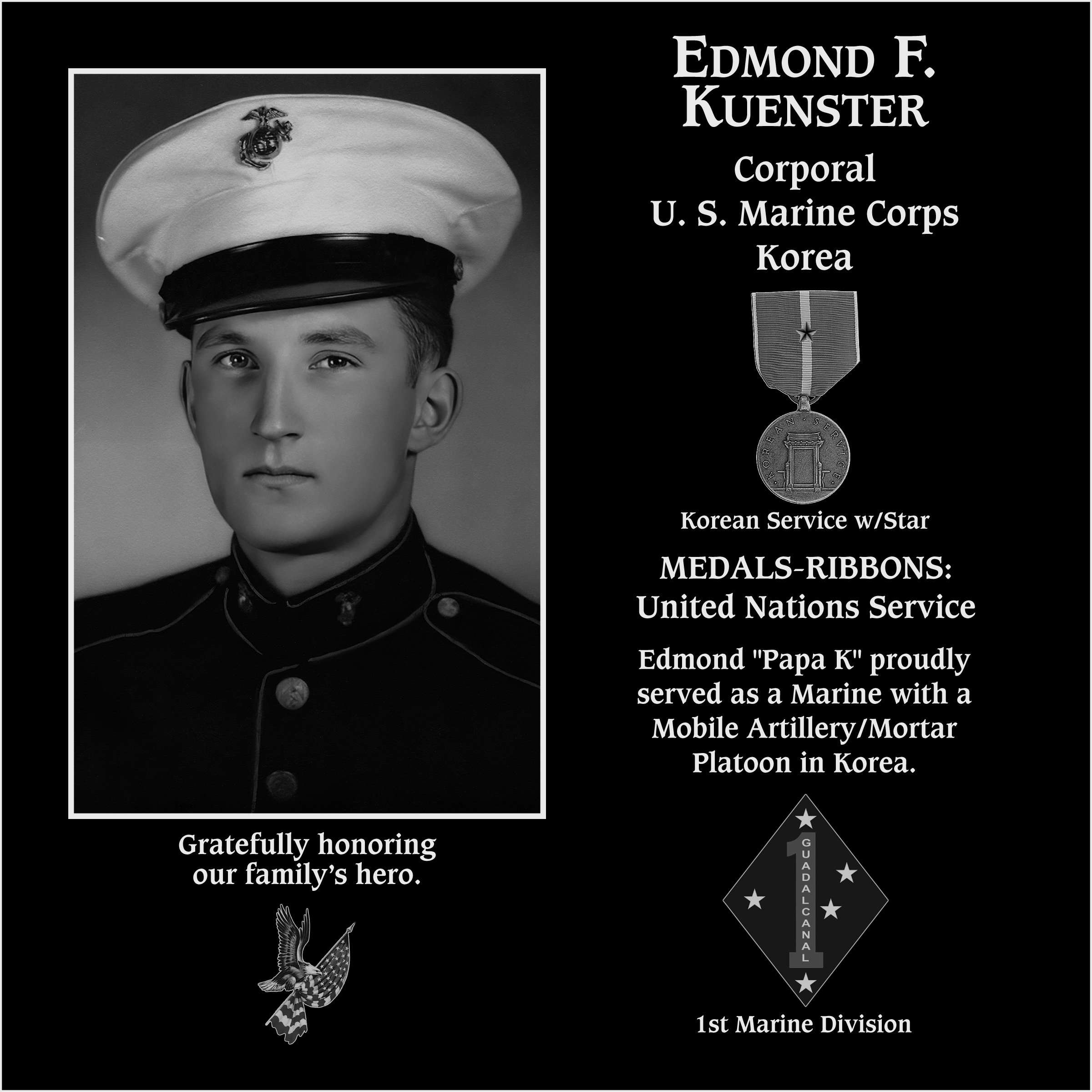 Edmond  &ldquo;Papa K&rdquo; Kuenster